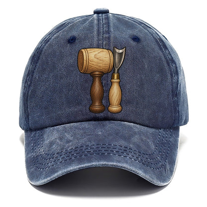 Carvers Mallet And Gouge Woodworking Classic Cap – Twilight Navy