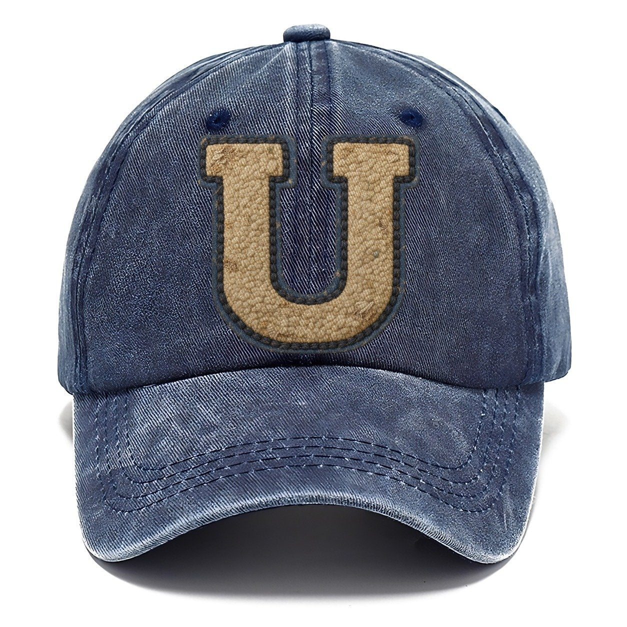 Varsity Chenille U Monogram Classic Cap – Twilight Navy