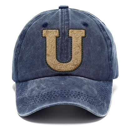 Varsity Chenille U Monogram Classic Cap – Twilight Navy