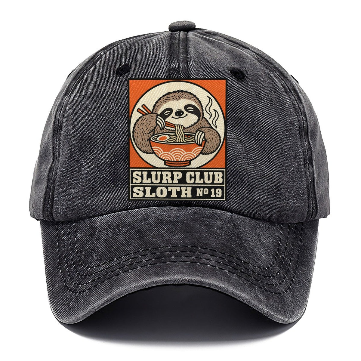 Sloth Slow Slurp Club Classic Cap – Graphite