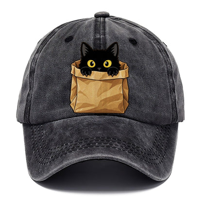 Black Cat Paper Bag Fan Favorites Classic Cap – Graphite