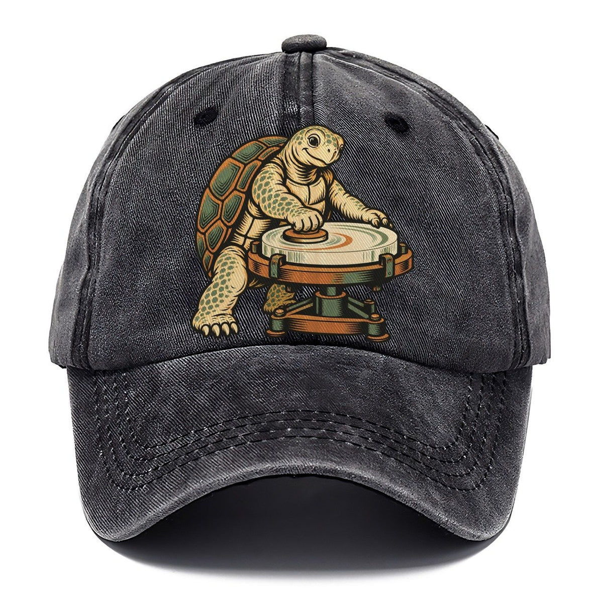 Turtle Lens Grinder Sundown Familiars Classic Cap – Graphite