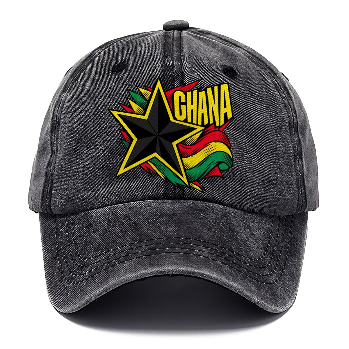 Ghana Black Star Classic Cap – Graphite
