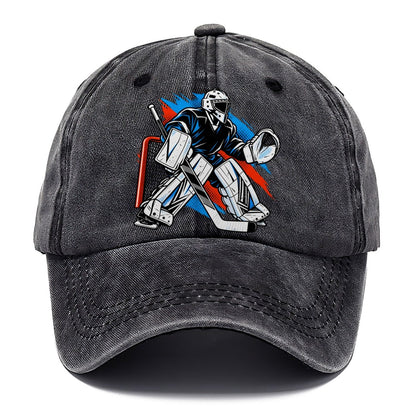 Pop Art Hockey Goalie Classic Cap – Graphite