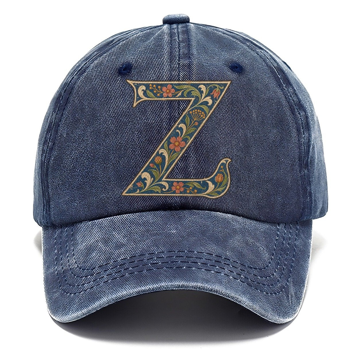 Wildflower Z Monogram Classic Cap – Twilight Navy