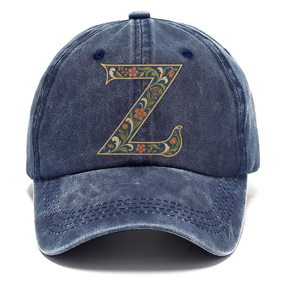 Wildflower Z Monogram Classic Cap – Twilight Navy