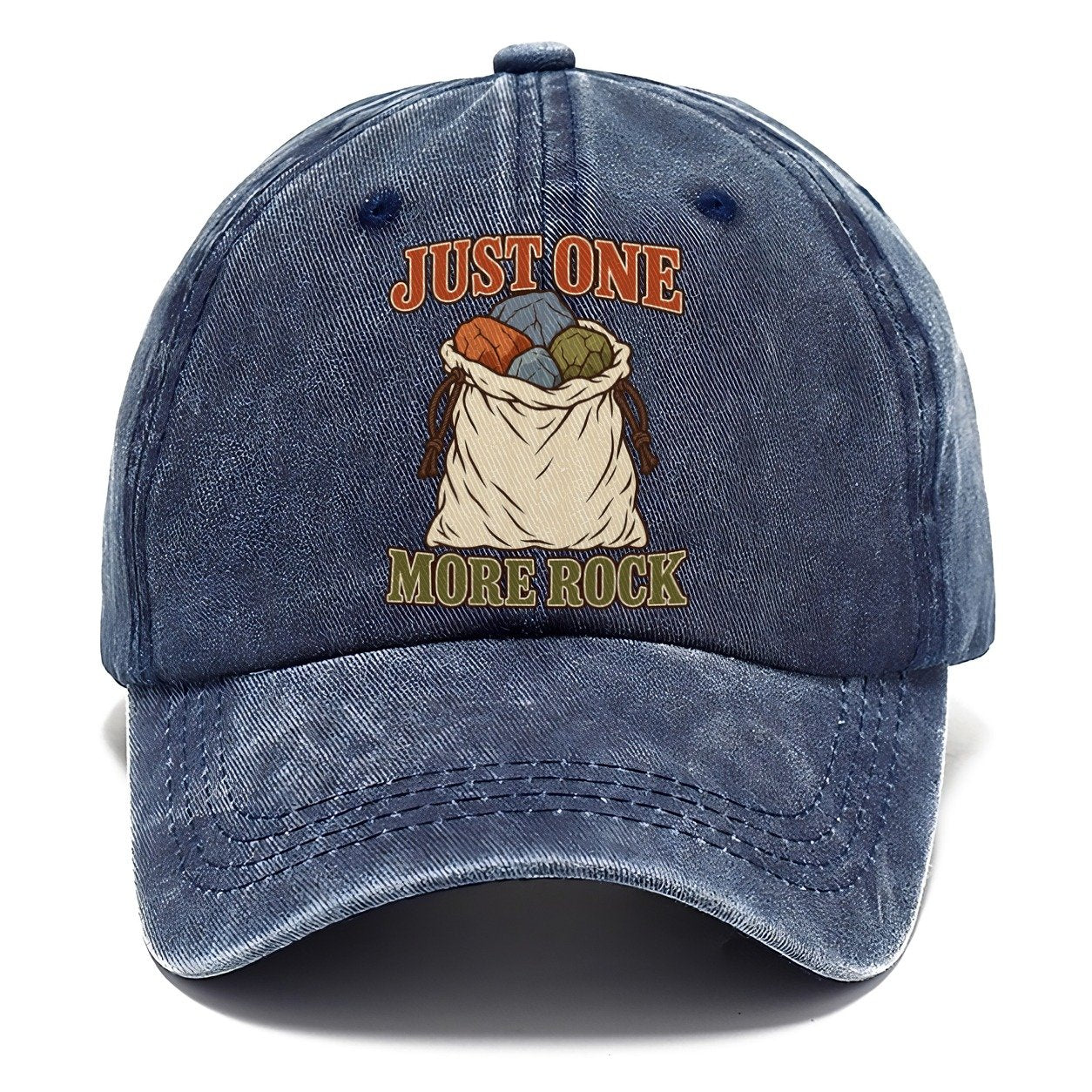 Just One More Rock Rocks And Minerals Classic Cap – Twilight Navy