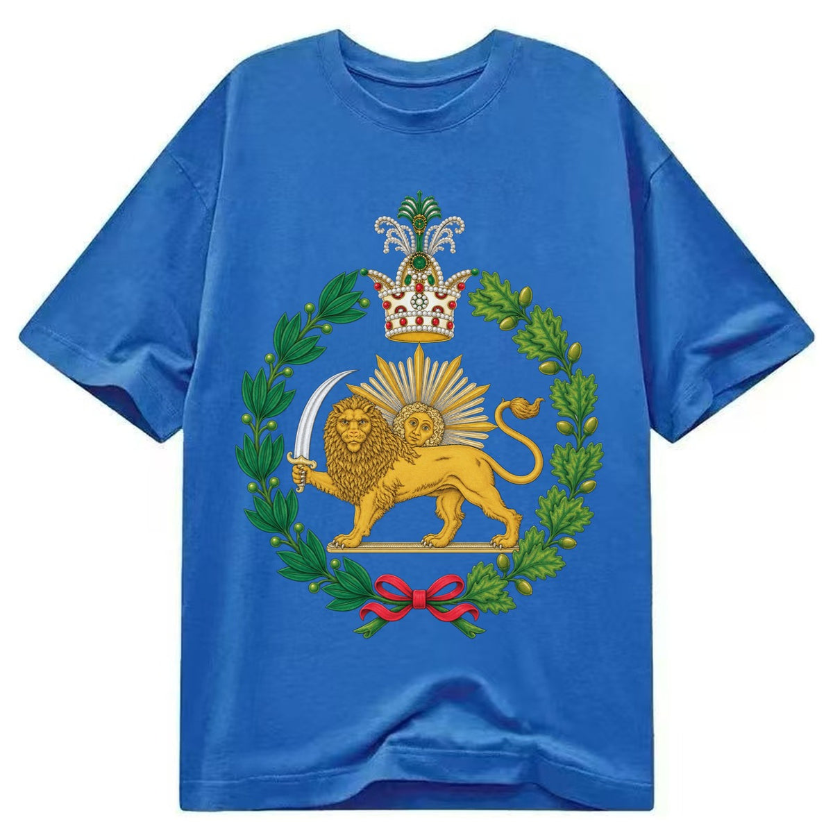 Iran Lion - Classic T-shirt – Blue
