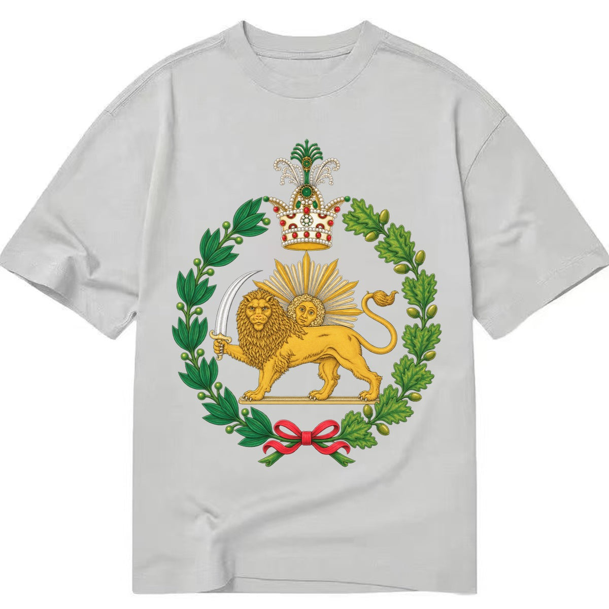 Iran Lion - Classic T-shirt – Grey
