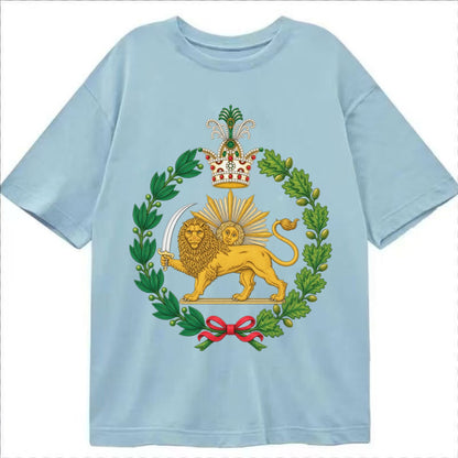 Iran Lion - Classic T-shirt – Light Blue