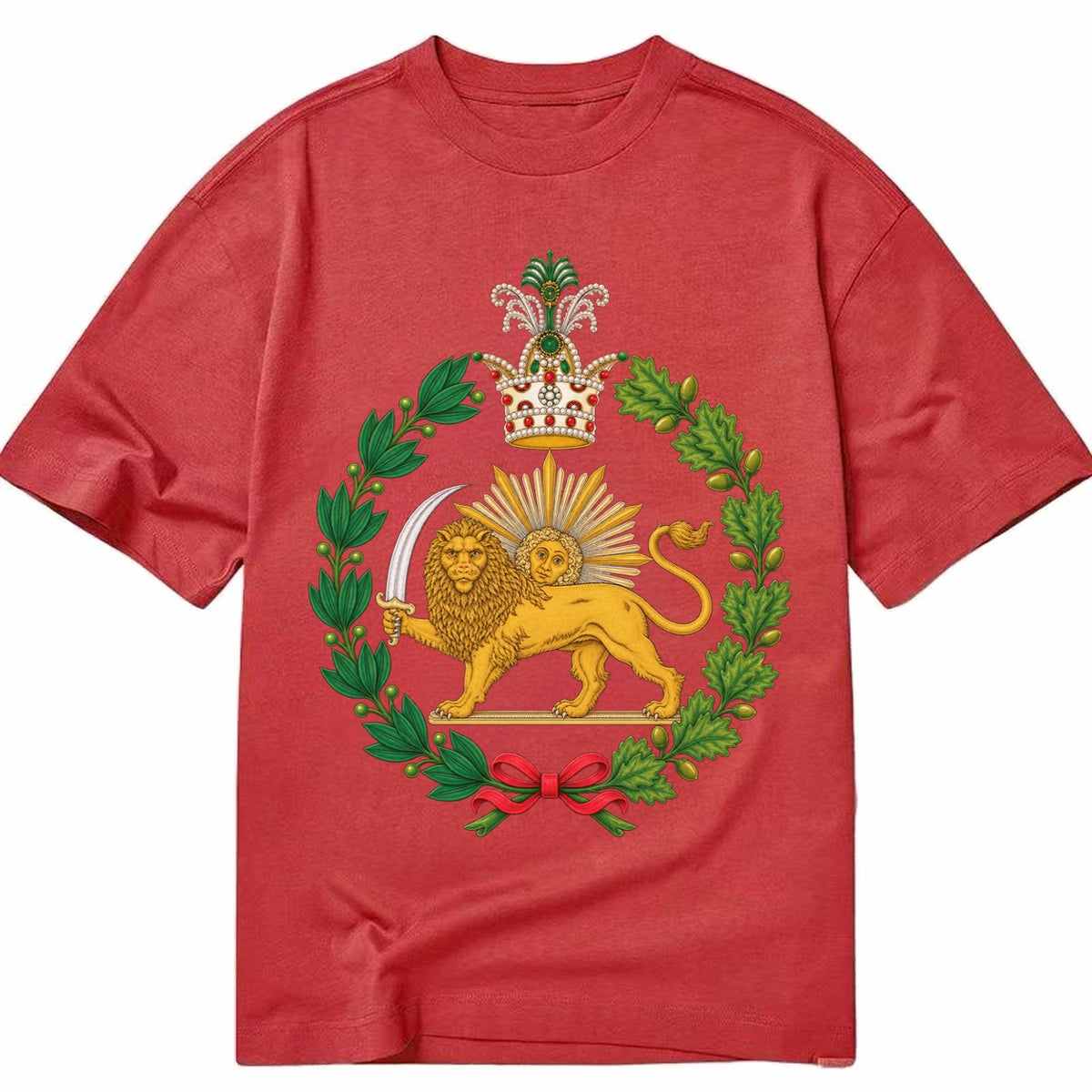 Iran Lion - Classic T-shirt – Red