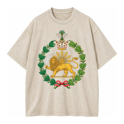 Iran Lion - Vintage T-shirt – Off White