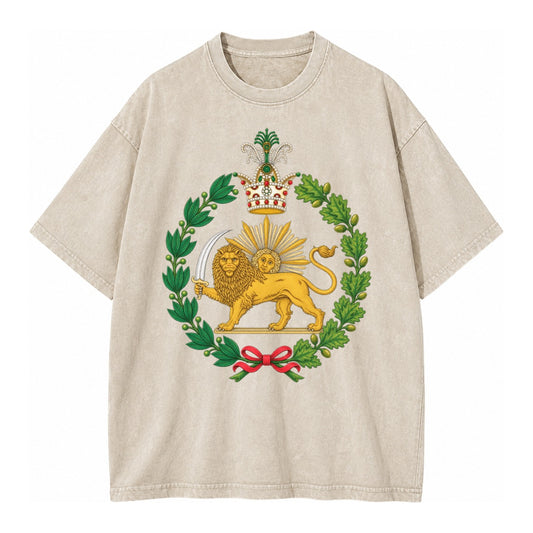 Iran Lion - Vintage T-shirt – Off White