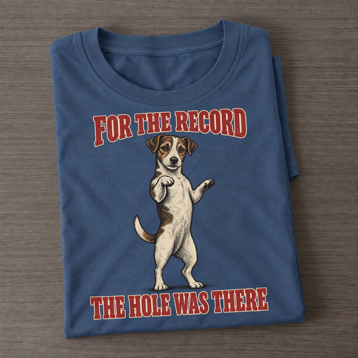 Jack Russell Terrier Dog Declarations Classic T-shirt – Twilight Navy