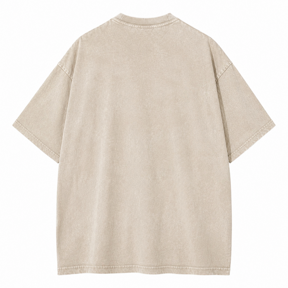 Jerusalem Cross  - Vintage T-shirt – Off White back view