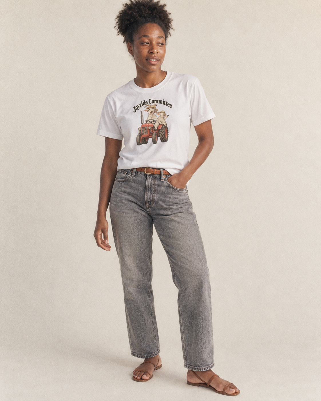 Joyride Committee Kerfuffle Club Classic T-shirt – studio model photo