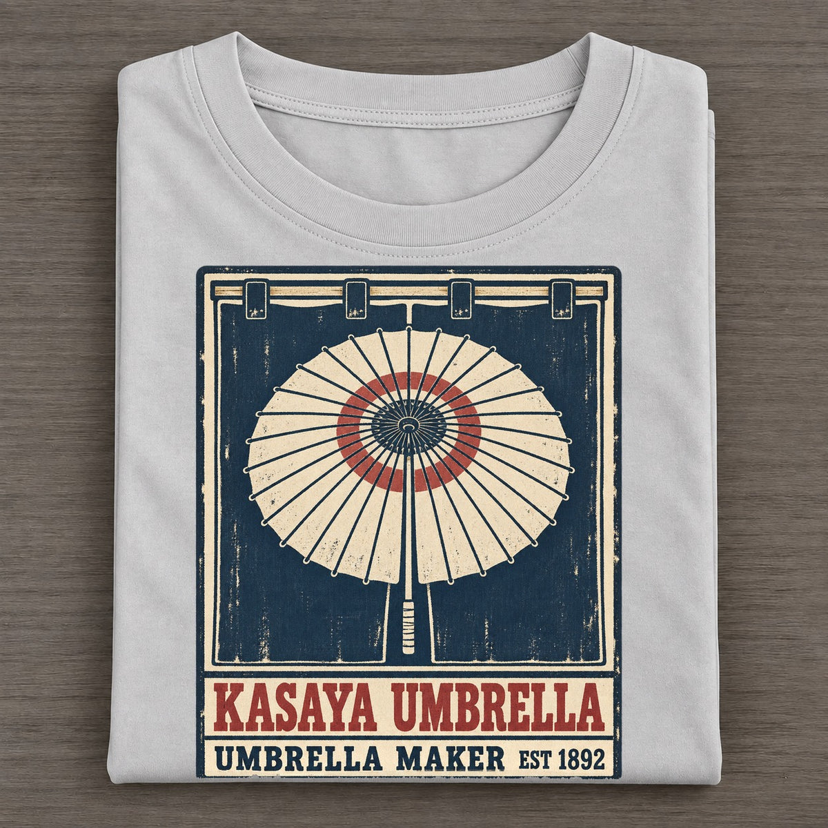 Kasaya Umbrella Noren Trade Co Classic T-shirt – Grey