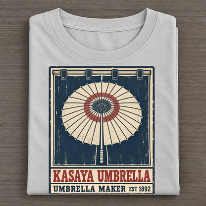 Kasaya Umbrella Noren Trade Co Classic T-shirt – Grey