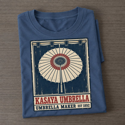 Kasaya Umbrella Noren Trade Co Classic T-shirt – Twilight Navy