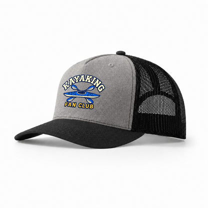 Kayaking Fan Club Trucker Hat – Grey Black