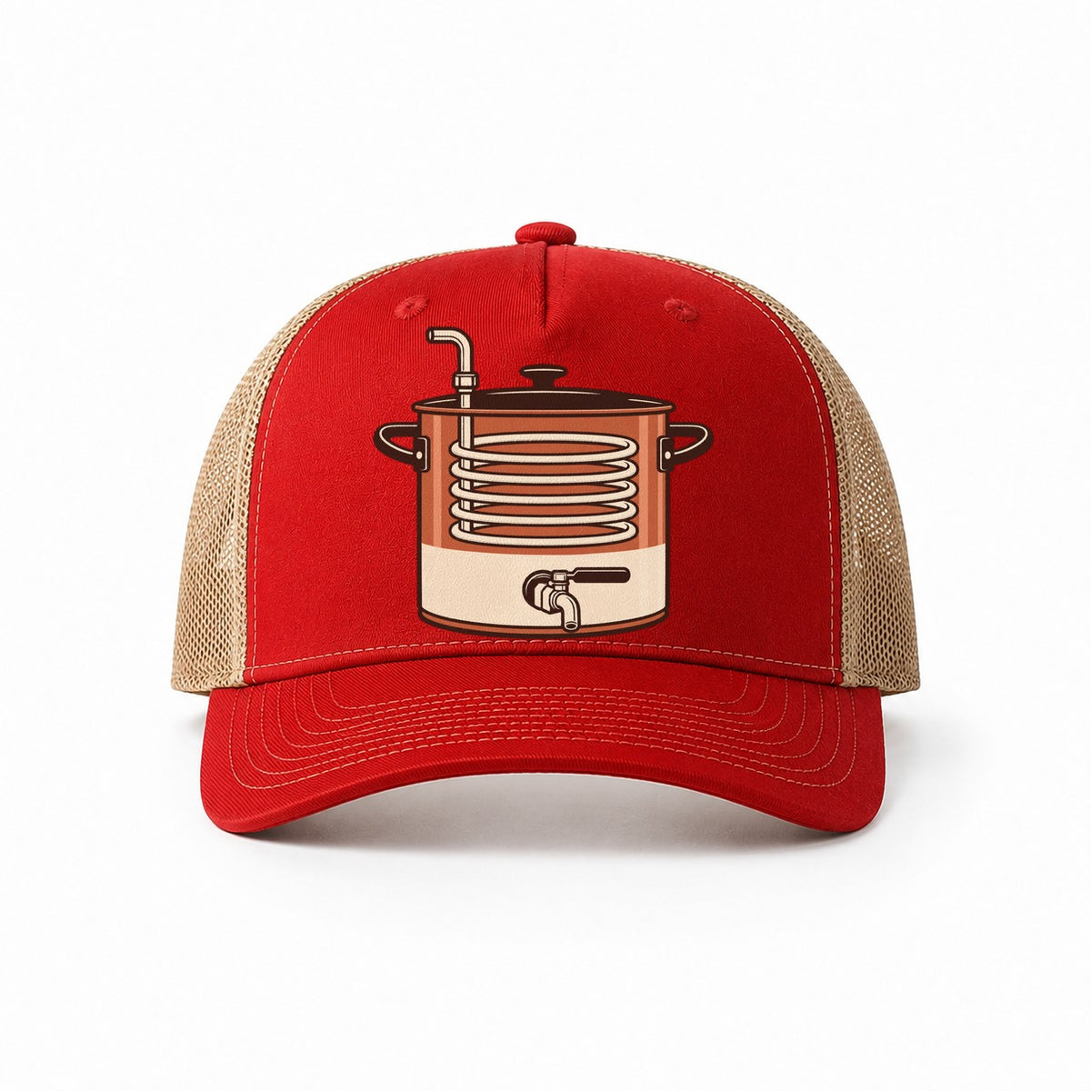Red-Khaki — front view