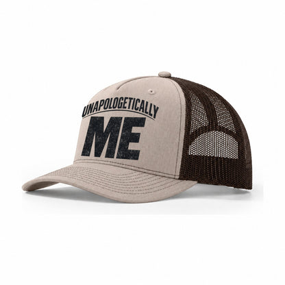 Unapologetically Me Trucker Hat – Khaki Brown
