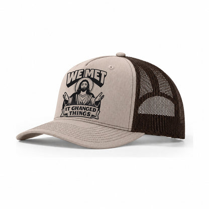 Saint Recalling Turning Point Trucker Hat – Khaki Brown