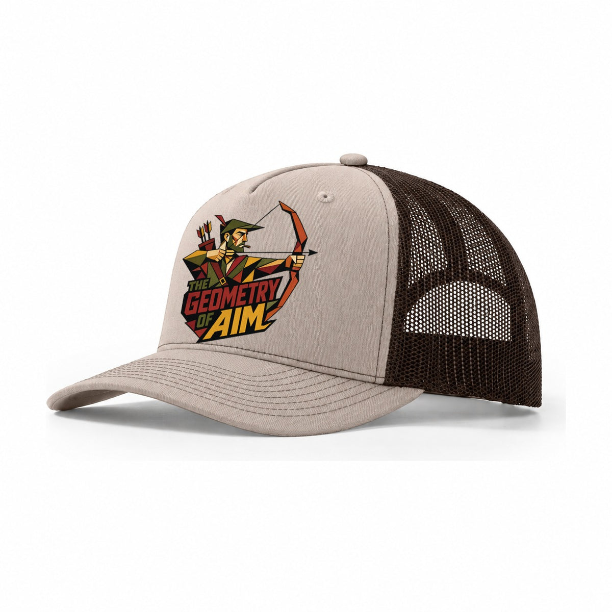 Archer Draw Trucker Hat – Khaki Brown
