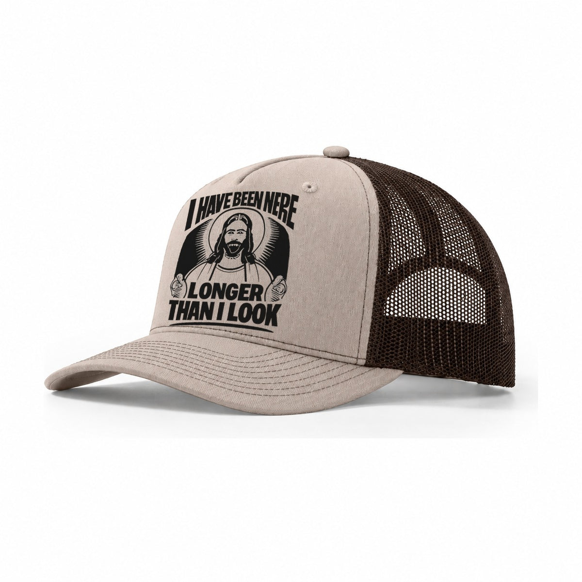 Ancient Saint Trucker Hat – Khaki Brown