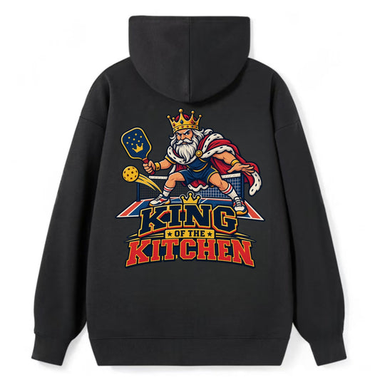 King Of The Kitchen Pickleball Life Classic Pullover Hoodie – Black
