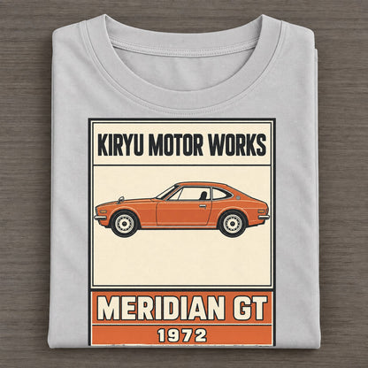 Kiryu Meridian Gt Showa Speed Plates Classic T-shirt – Grey