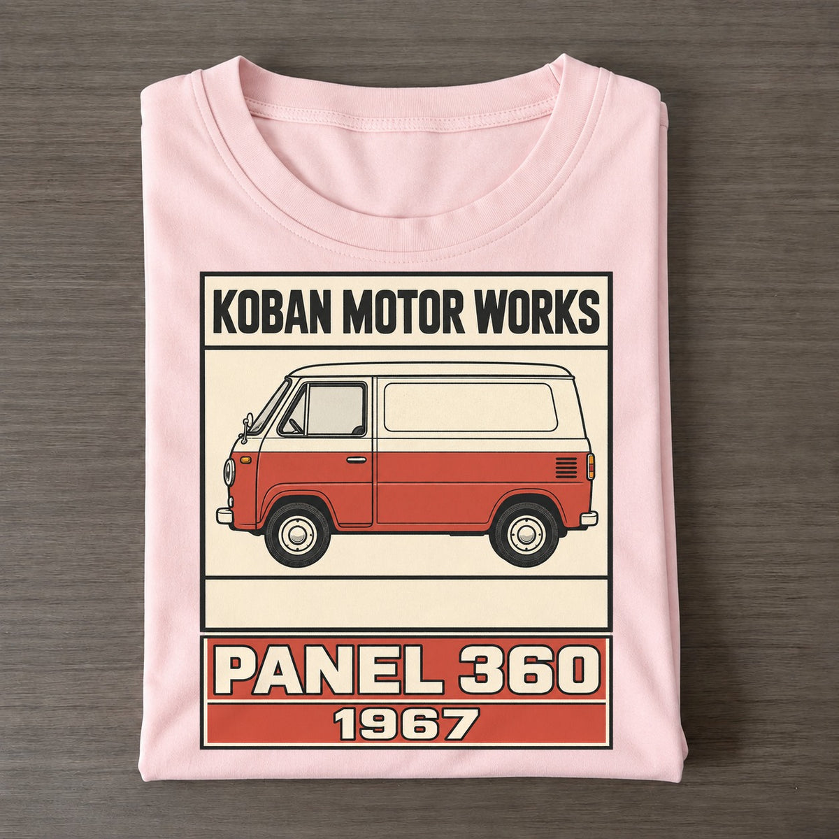 Koban Panel Showa Speed Plates Classic T-shirt – Pink