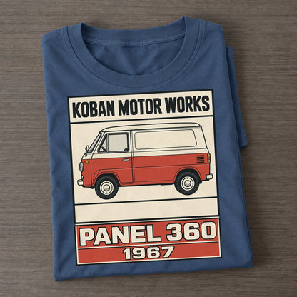Koban Panel Showa Speed Plates Classic T-shirt – Twilight Navy