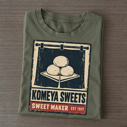 Komeya Sweet Shop Noren Trade Co Classic T-shirt – Army Green