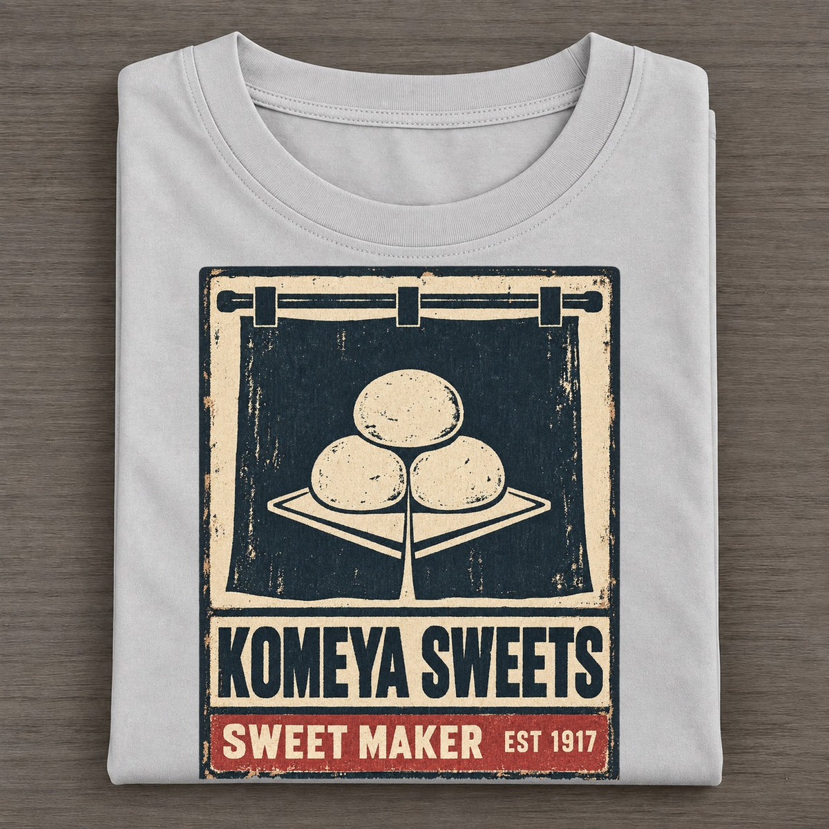 Komeya Sweet Shop Noren Trade Co Classic T-shirt – Grey