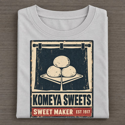 Komeya Sweet Shop Noren Trade Co Classic T-shirt – Grey