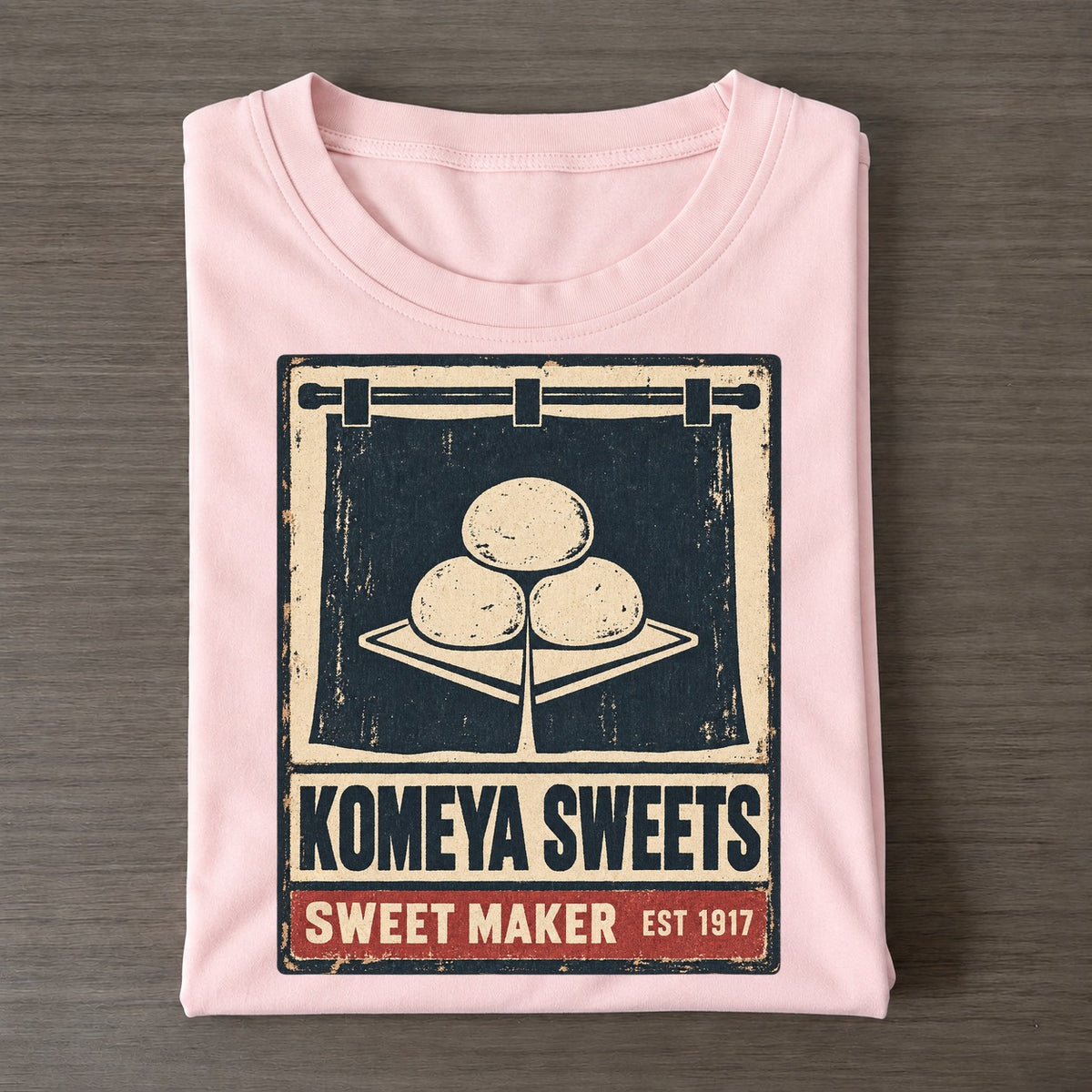 Komeya Sweet Shop Noren Trade Co Classic T-shirt – Pink