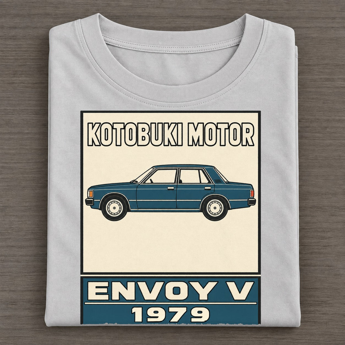 Kotobuki Envoy Showa Speed Plates Classic T-shirt – Grey