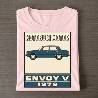 Kotobuki Envoy Showa Speed Plates Classic T-shirt – Pink