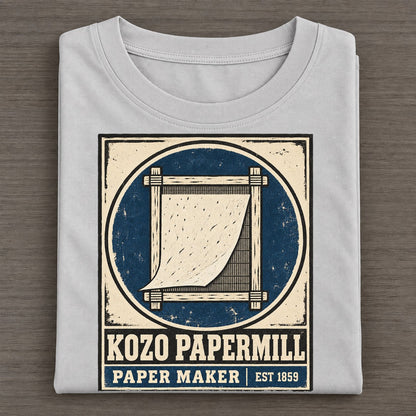 Kozo Paper Mill Noren Trade Co Classic T-shirt – Grey