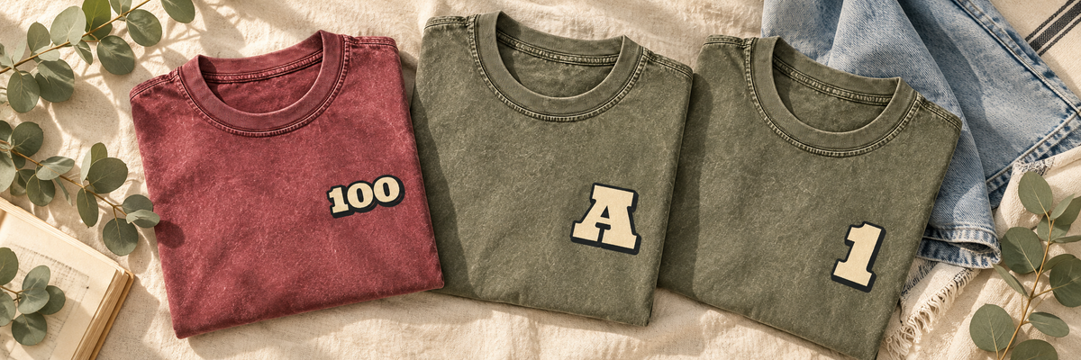 Left Chest Numbers & Initials collection banner