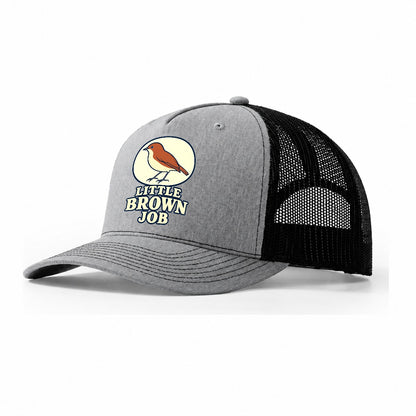 Little Brown Job Birdwatching Trucker Hat – Sport Grey Black