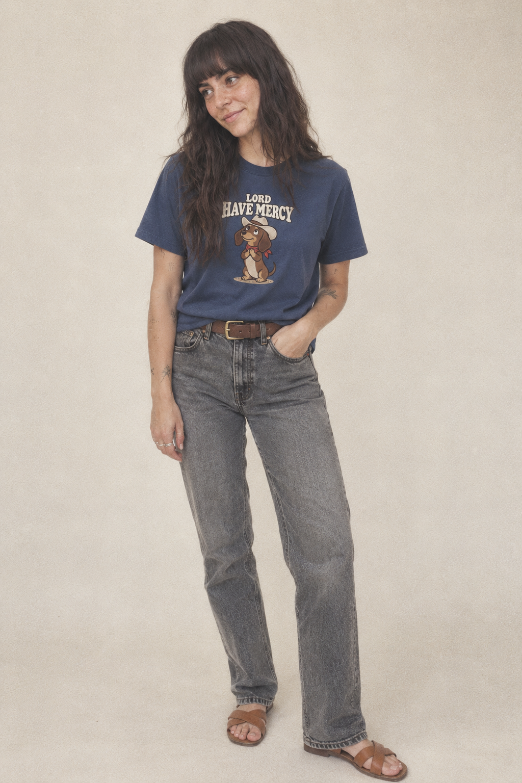 Lord Have Mercy Well I Declare Classic T-shirt – studio model photo