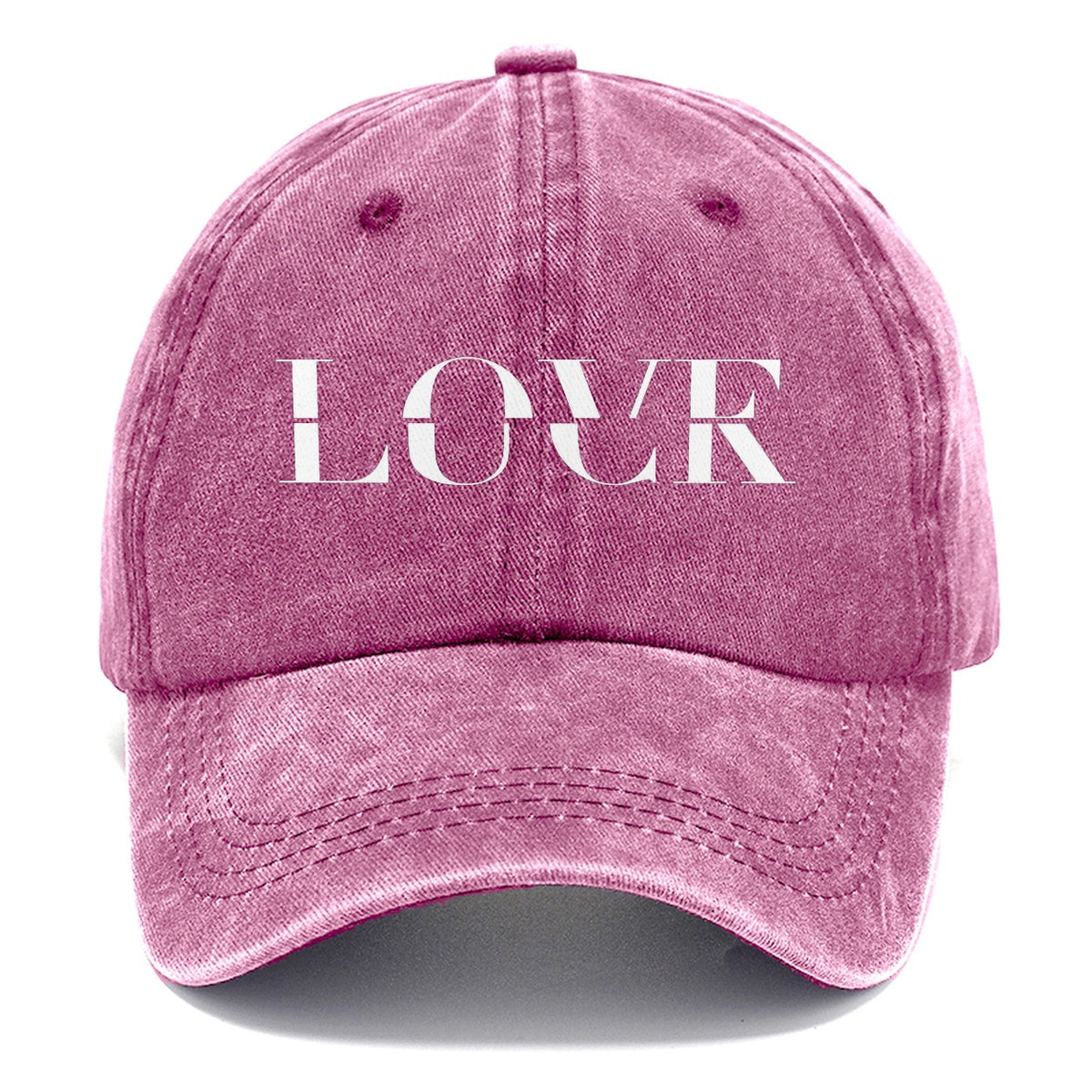 Love Luck Split Feelings Classic Cap – Dusty Rose