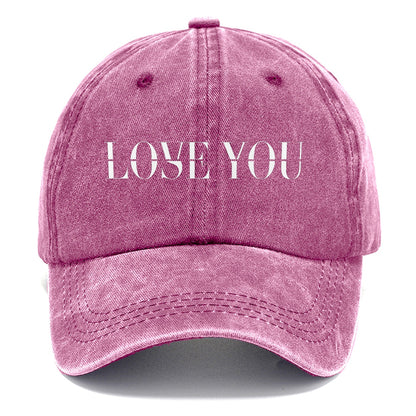 Love You Lose You Split Feelings Classic Cap – Dusty Rose