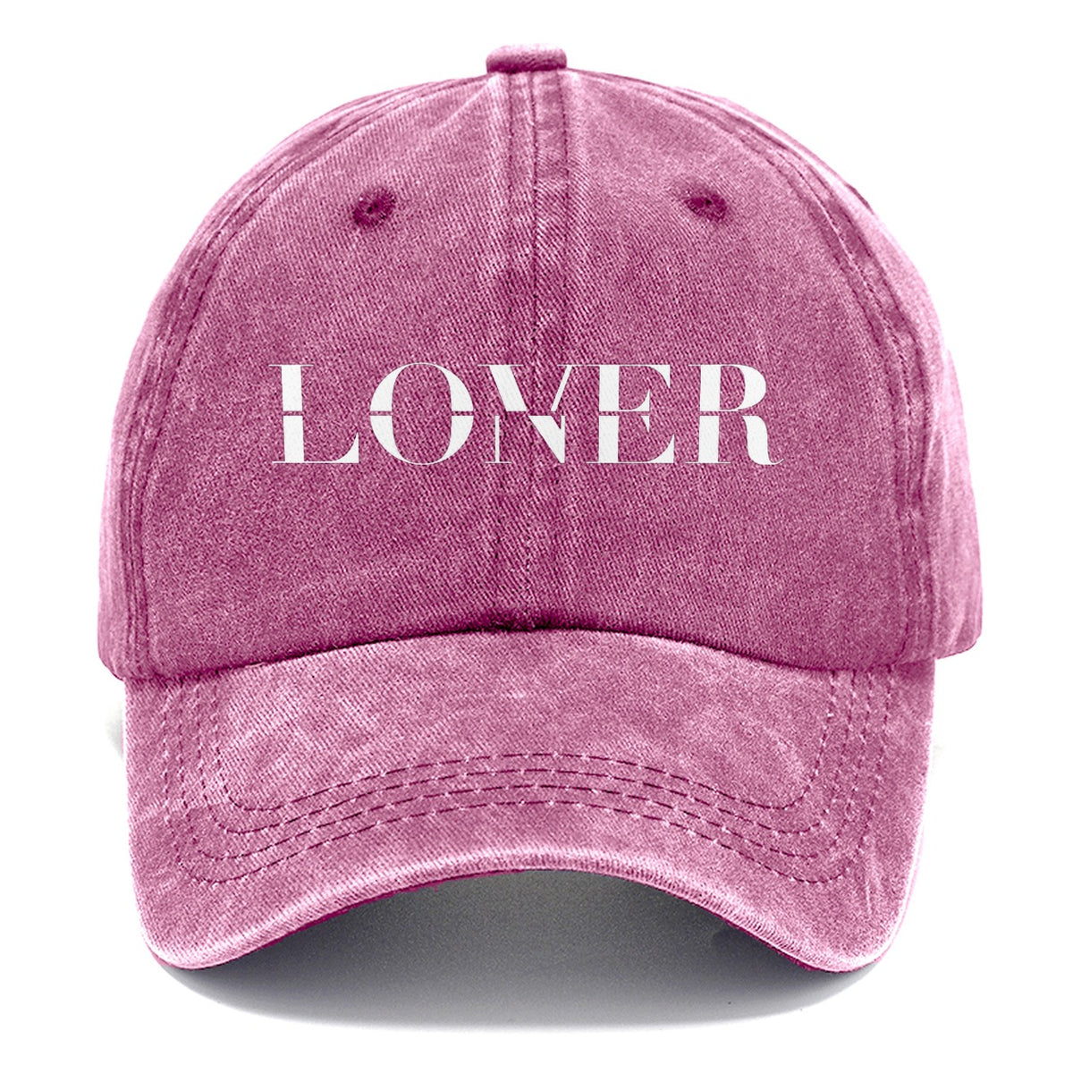 Lover Loner Split Feelings Classic Cap – Dusty Rose