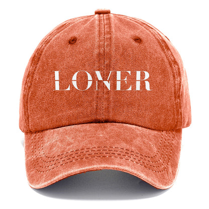 Lover Loner Split Feelings Classic Cap – Terracotta Clay