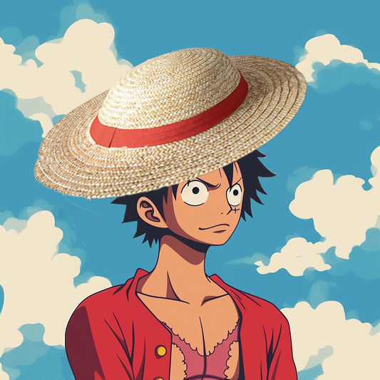 Luffy Straw Hat Cosplay Halloween Party Accessory