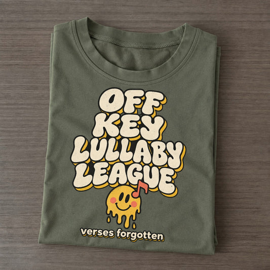 Lullaby League Running On Fumes Club Classic T-shirt – Army Green