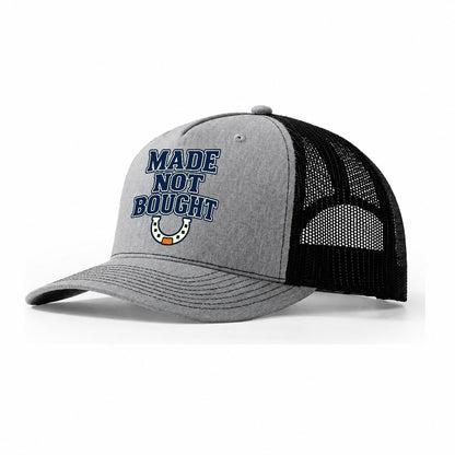 Made Not Bought Blacksmithing Trucker Hat – Sport Grey Black